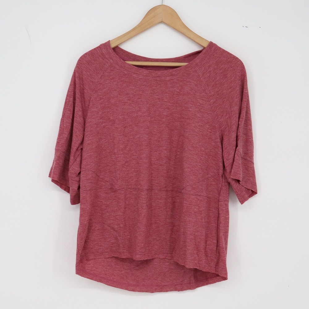 Top Womens S Fuchsia Raglan Short Sleeve Excellent